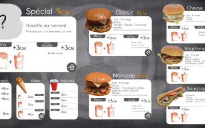 Nomade Burger présent à partir du vendredi 12 janvier