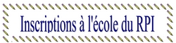 Informations inscriptions rentrée scolaire septembre 2021