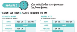 Horaires déchetterie de Baron sur Odon