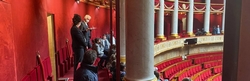 26 mars 2022, les jeunes du Conseil citoyen des jeunes (CCJ) visitent l’Assemblée nationale à PARIS