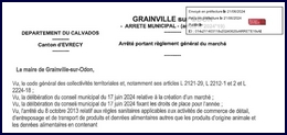Arrêté n°19 création d’un marché hebdomadaire au 1er octobre 2024