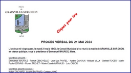 LISTE DES DELIBERATIONS DU 21 mai 2024