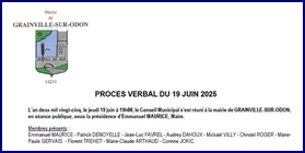 LISTE DES DELIBERATIONS DU 19 JUIN 2025