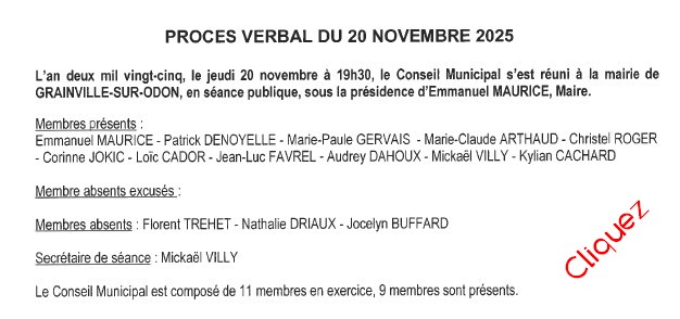 PV du 20 novembre 2025